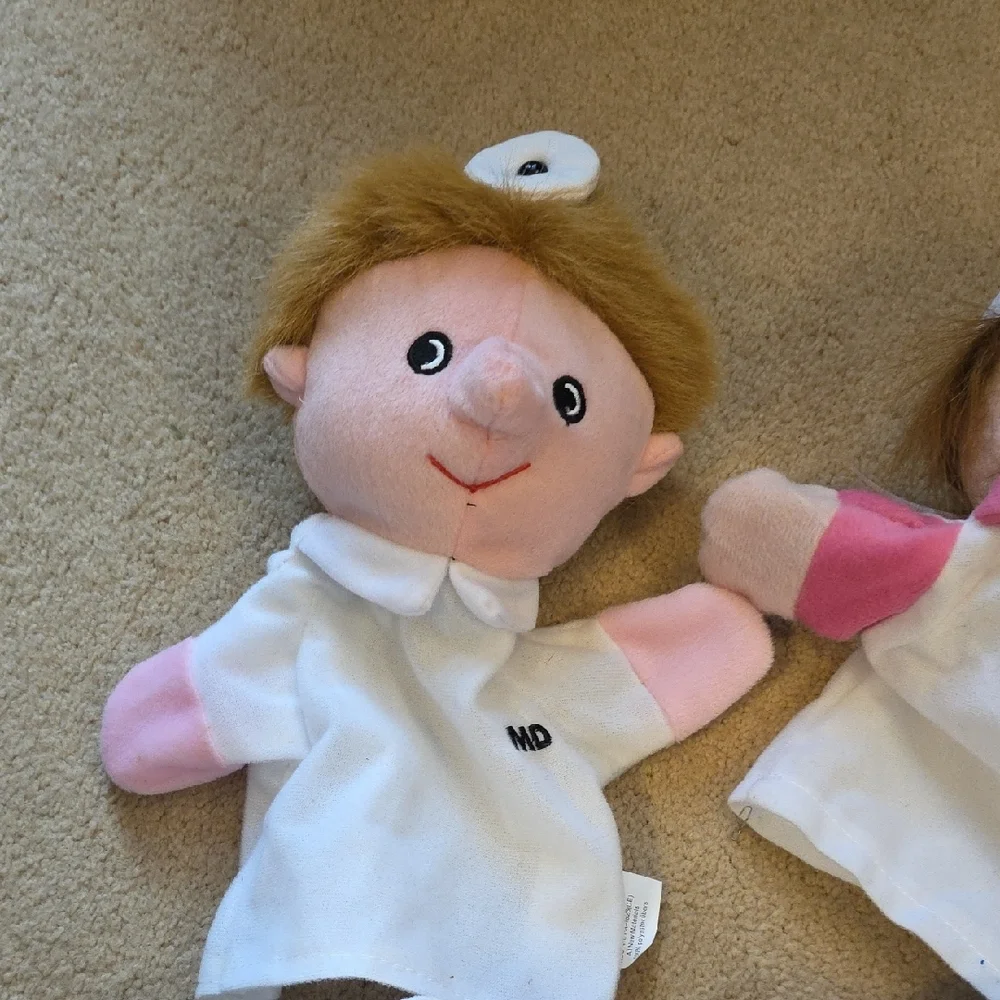 Get Ready Kids! Plush Hand Puppets Set of 6 Occupations